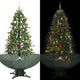 Vidaxl kerstboom sneeuwend met paraplubasis 170 cm groen