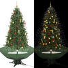 Vidaxl kerstboom sneeuwend met paraplubasis 190 cm groen