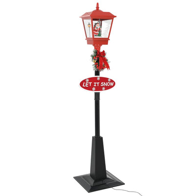 Vidaxl straatlantaarn met kerstman led 180 cm
