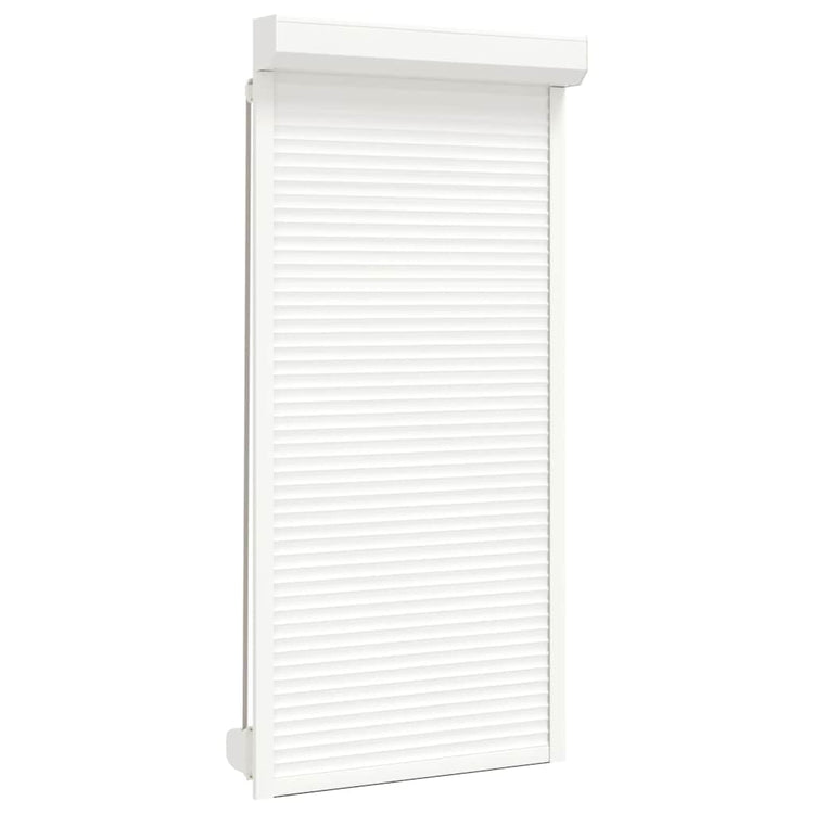 Vidaxl rolluik 100x210 cm aluminium wit