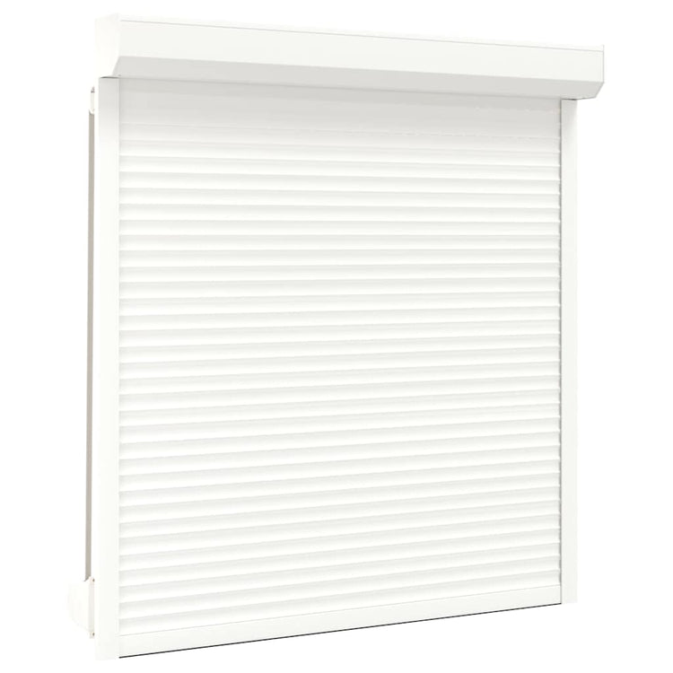 Vidaxl rolluik 140x150 cm aluminium wit