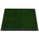 Vidaxl huisdierentoilet met bak en kunstgras 64x51x3 cm groen - afbeelding 3