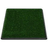 Vidaxl huisdierentoilet met bak en kunstgras 76x51x3 cm groen - afbeelding 3