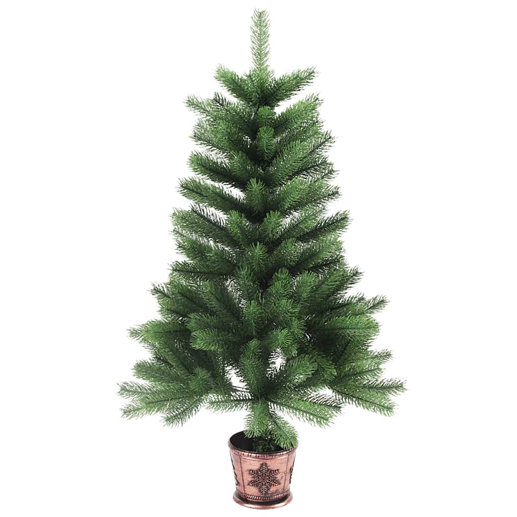 Vidaxl kunstkerstboom met levensechte naalden 65 cm groen
