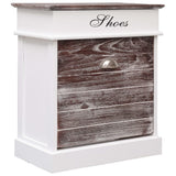 Vidaxl schoenenkast 50x28x58 cm paulowniahout bruin - afbeelding 1