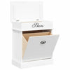Vidaxl schoenenkast 50x28x58 cm paulowniahout wit