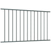 Vidaxl schuttingpaneel gepoedercoat staal 1,63x1,25 m antraciet