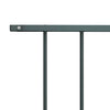 Vidaxl schuttingpaneel gepoedercoat staal 1,63x1,25 m antraciet