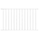 Vidaxl schuttingpaneel gepoedercoat staal 1,63x0,75 m wit