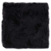 Vidaxl stoelkussens 2 st 40x40 cm echt schapenvacht donkergrijs - afbeelding 2