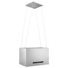 Vidaxl afzuigkap hangend met aanraaksensor lcd 55 cm roestvrij staal