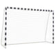 Vidaxl voetbaldoel 300x200x90 cm metaal zwart en wit