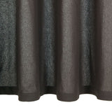 VidaXL Gordijnen met metalen ringen 2 st 140x245 cm katoen antraciet - afbeelding 3