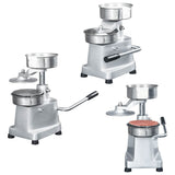 Vidaxl hamburgerpersmachine met 500 scheidingsbladen 10 cm aluminium - afbeelding 1