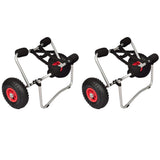 Vidaxl kayaktrolleys 2 st aluminium - afbeelding 1