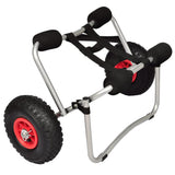 Vidaxl kayaktrolleys 2 st aluminium - afbeelding 2