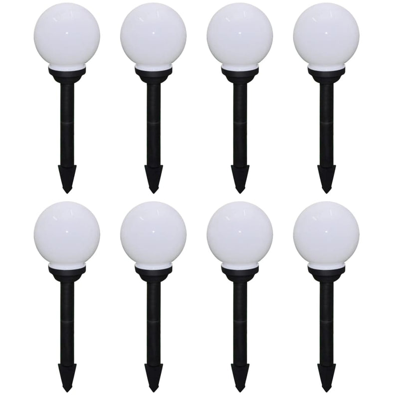 VidaXL Tuinpadlampen 8 st met grondpin LED 15 cm