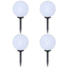 Vidaxl tuinpadlampen 4 st met grondpin led 30 cm