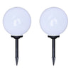 Vidaxl tuinpadlampen 4 st met grondpin led 30 cm