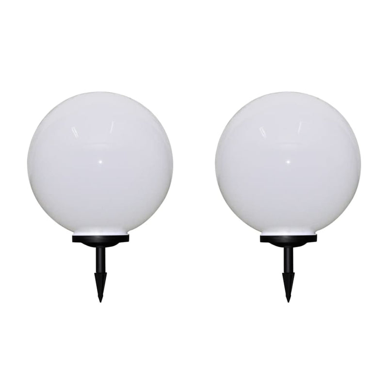 Vidaxl tuinpadlampen 2 st met grondpin led 50 cm