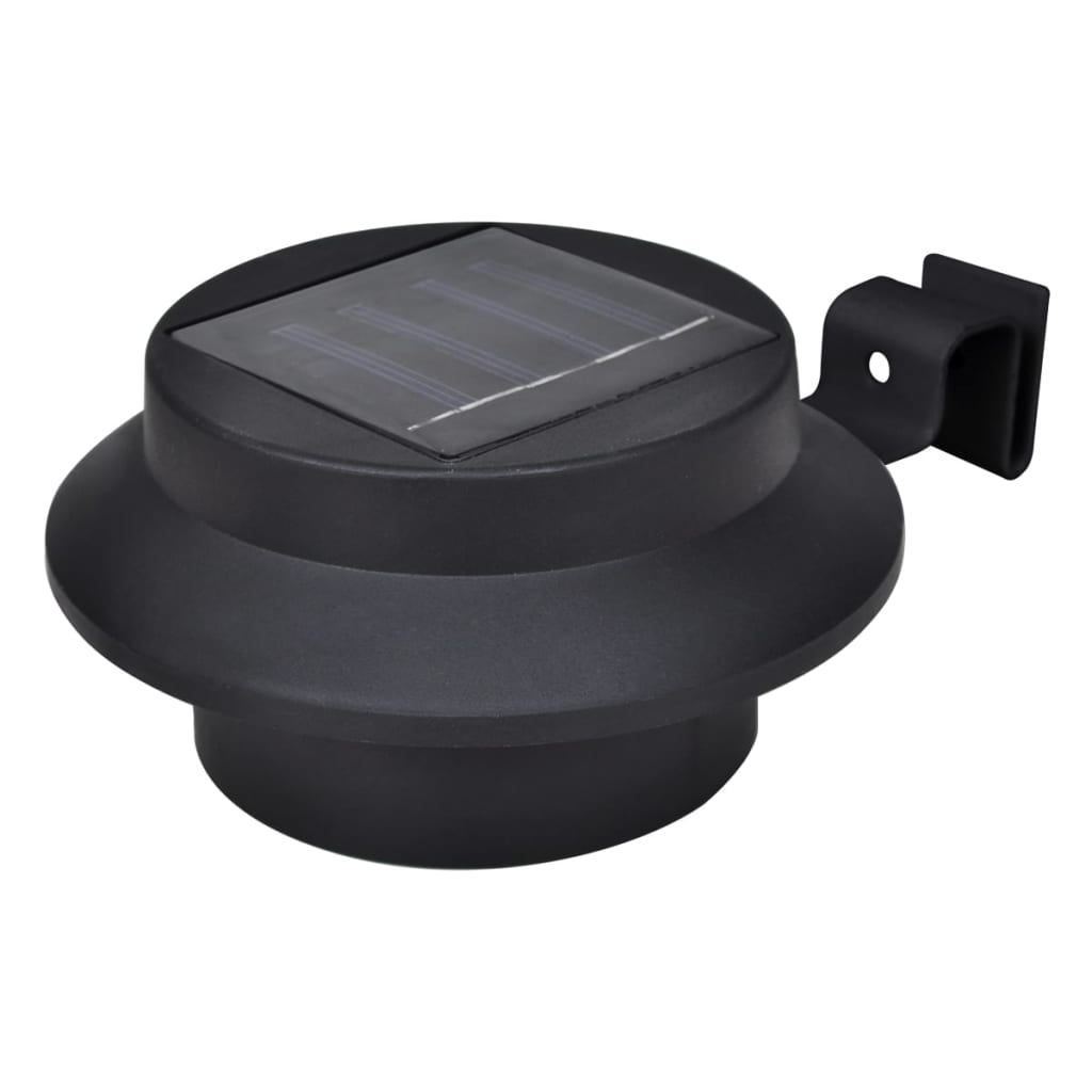 Vidaxl schuttinglampen 12 st solar led zwart