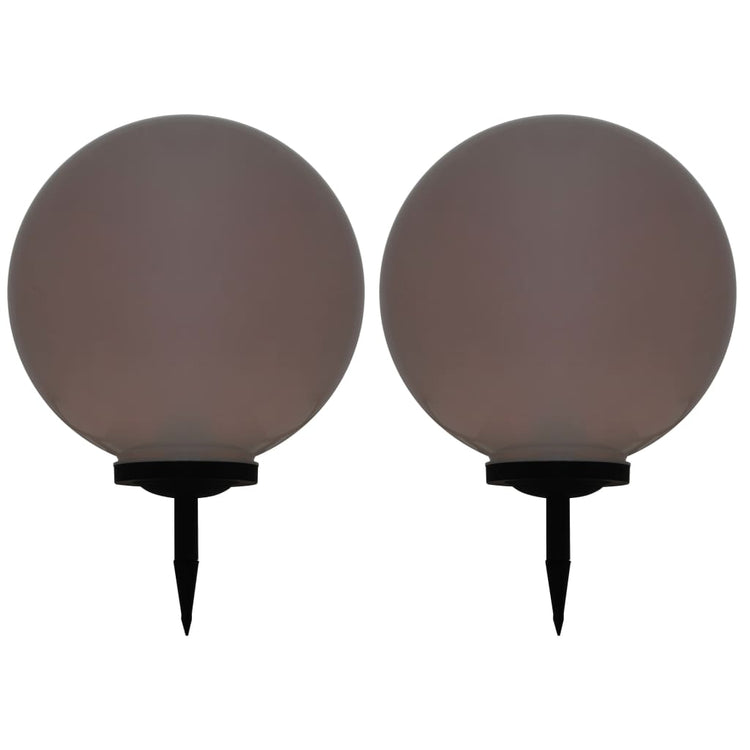 Vidaxl solarlampen 2 st led rond 50 cm rgb