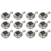 Vidaxl solarlampen 12 st led rond 12 cm wit
