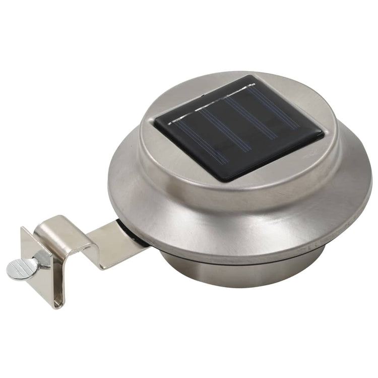 Vidaxl solarlampen 12 st led rond 12 cm wit