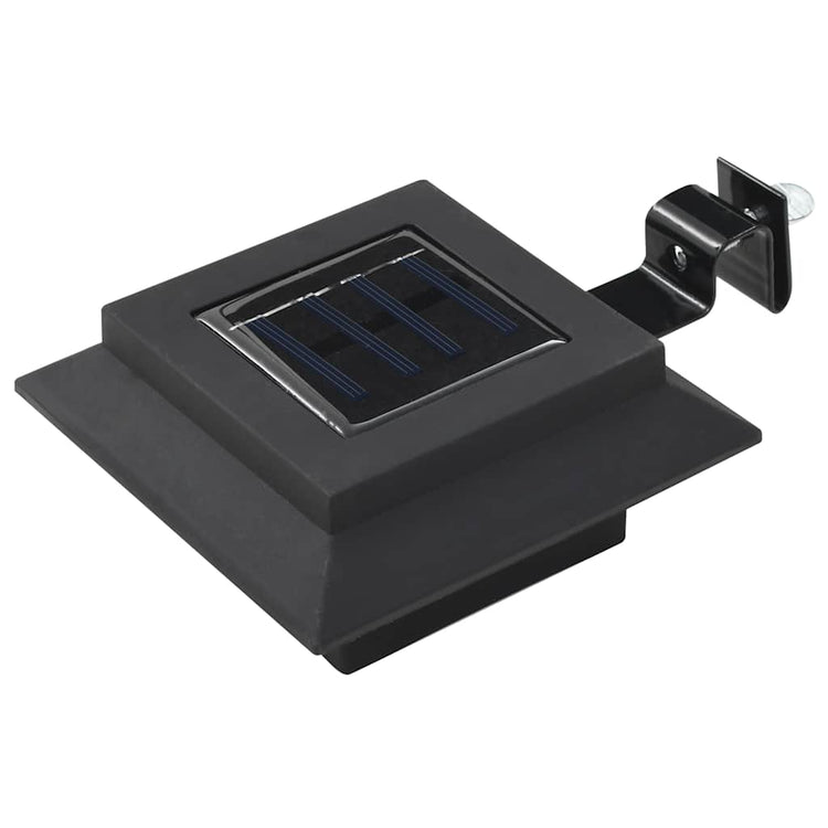Vidaxl solarlampen 12 st led vierkant 12 cm zwart