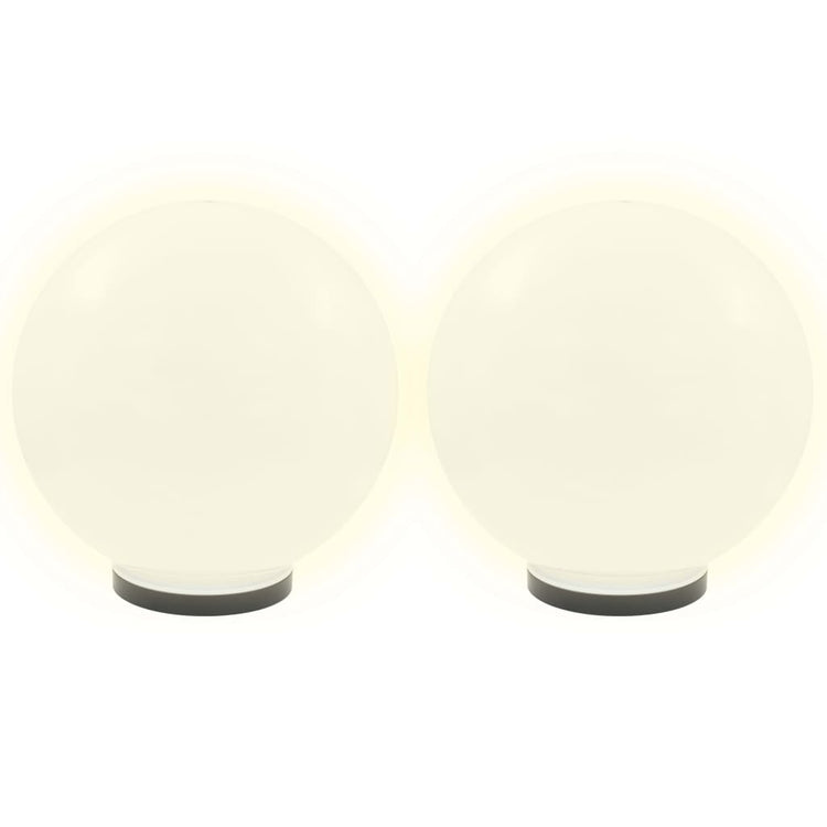 Vidaxl led-bollampen 4 st rond 40 cm pmma