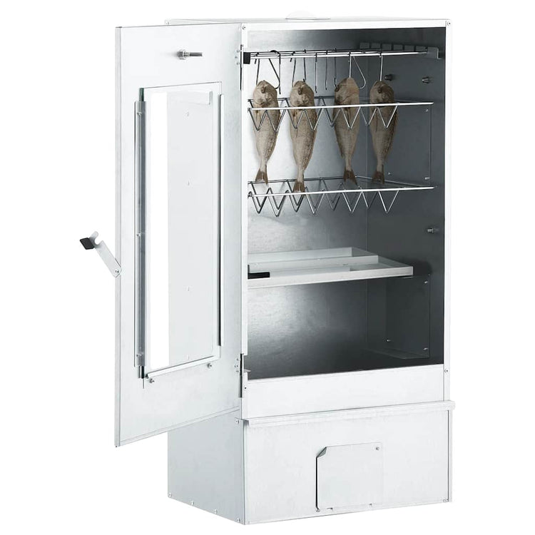 Vidaxl bbq-rookoven met 1 kg houtsnippers 44,5x29x83 cm