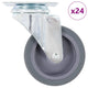 Vidaxl 24 st zwenkwielen 75 mm