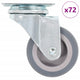 Vidaxl 72 st zwenkwielen 50 mm