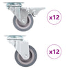 Vidaxl 24 st zwenkwielen 50 mm