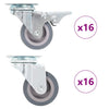 Vidaxl 32 st zwenkwielen 50 mm