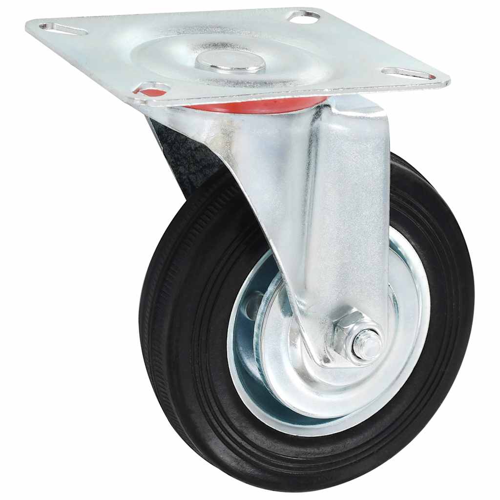 Vidaxl 12 st zwenkwielen 100 mm