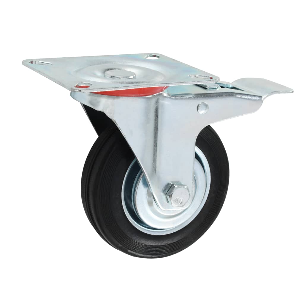 Vidaxl 12 st zwenkwielen 100 mm