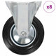Vidaxl 8 st wielen vast 160 mm