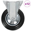 Vidaxl 12 st wielen vast 160 mm