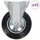 Vidaxl 12 st wielen vast 160 mm