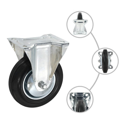 Vidaxl 12 st wielen vast 160 mm
