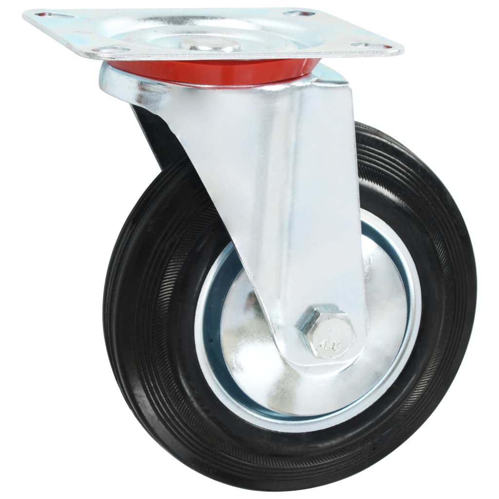 Vidaxl 8 st zwenkwielen 160 mm