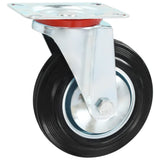 Vidaxl 8 st zwenkwielen 160 mm - afbeelding 3