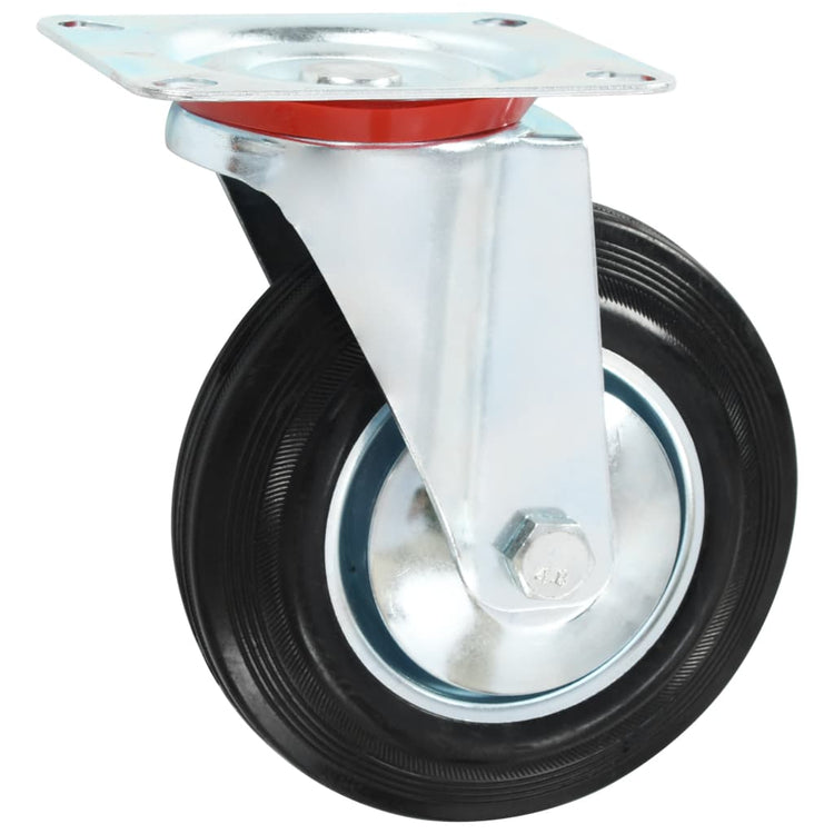 Vidaxl 8 st zwenkwielen 160 mm