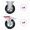 Vidaxl 8 st wielen 160 mm