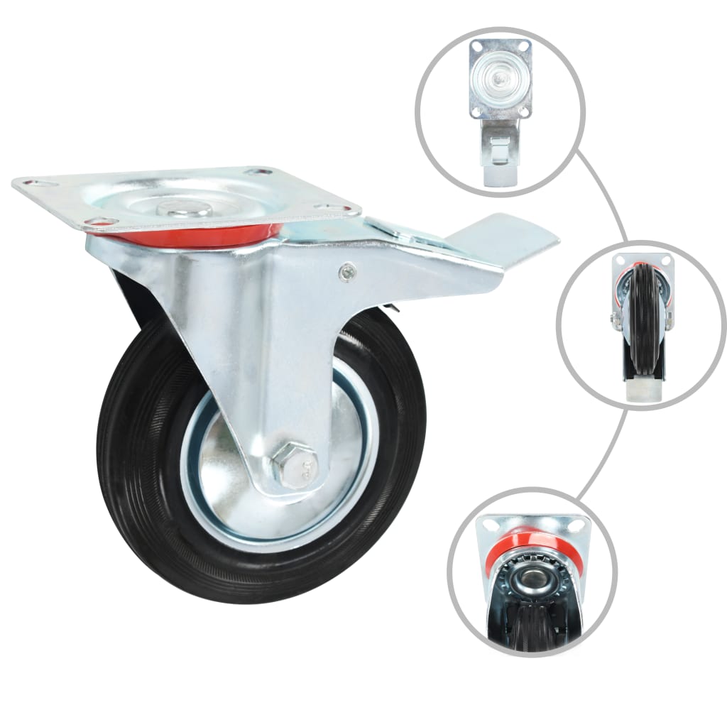 Vidaxl 12 st wielen 160 mm