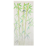 Vidaxl vliegengordijn 90x200 cm bamboe - afbeelding 1