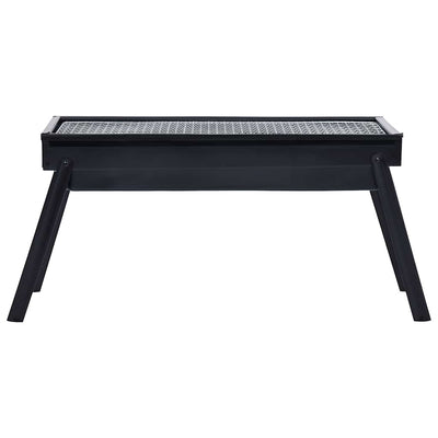 Vidaxl campingbarbecue draagbaar 60x22,5x33 cm roestvrij
