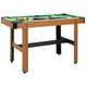 Vidaxl biljarttafel 4 feet 122x61x76 cm bruin