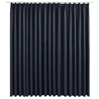 Vidaxl gordijn verduisterend met haken 290x245 cm antraciet